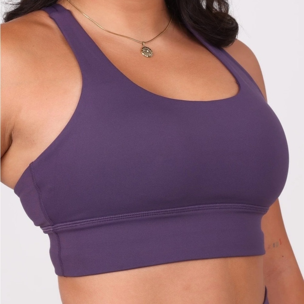 ALOWA SET Sport bra/Leggings grape 🍇 color size Small - Picture 4 of 14